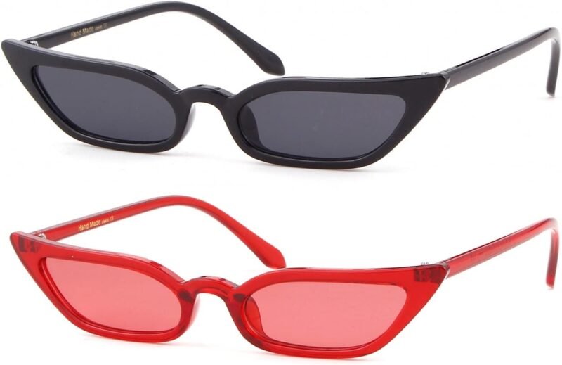 CEREMONYT Sunglasses Cat Eye Cat Eye Sunglasses for Women Sexy Cateye Glasses Valentines Gifts for Her