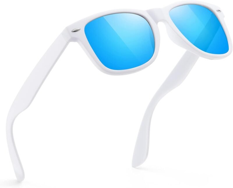 CEREMONYT Sunglasses WayfarerMen Polarized Sunglasses Wayfarerfor Mens and Womens,Black Retro Sun Glasses Driving Fishing UV Protection