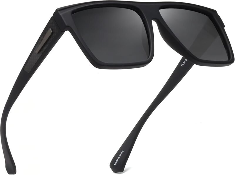 51nW8rFGAXL._AC_SL1500 CEREMONYT Sunglasses Square Polarized Sunglasses Men Women Flat Top Square UV400 Glasses for Driving Fishing Hiking Golfing