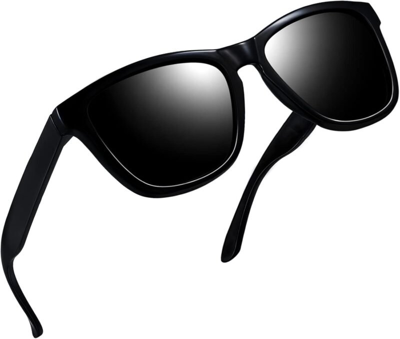 CEREMONYT Sunglasses Browline Square Sunglasses Polarized UV Protection Trendy Designer Sun Glasses Men Women