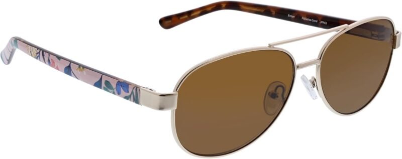 51p4m2U9p_L._AC_SL1500 CEREMONYT Sunglasses Women’s Reading Sunglasses Pilot Glasses, Coral, 57mm + 2