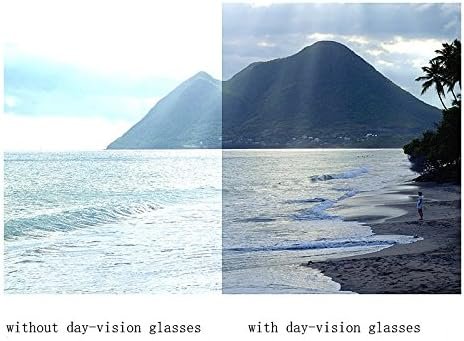 CEREMONYT Sunglasses Wraparound Night Day Driving Wrap Around Prescription Glasses Anti Glare Sunglasses with Polarized Lens for Man and Women