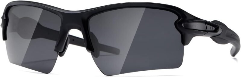 CEREMONYT Sunglasses Wraparound Polarized Sunglasses Men Womens Trendy Retro Sports Rectangular Wrap Around Vintage Shot Shield