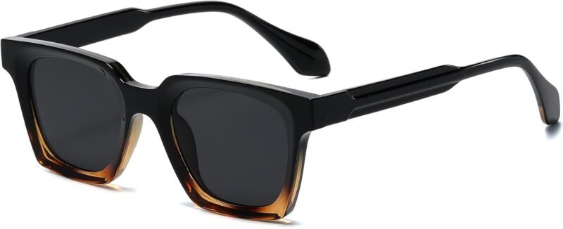 CEREMONYT Sunglasses Square  Classic Square Sunglasses for Men Women Fashion Square Sun Glasses Trendy Designer Style Shades