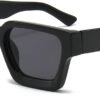 CEREMONYT Sunglasses Square  Sunglasses for Women Men Square Thick Frame Sun Glasses Simple Designer Style Shades