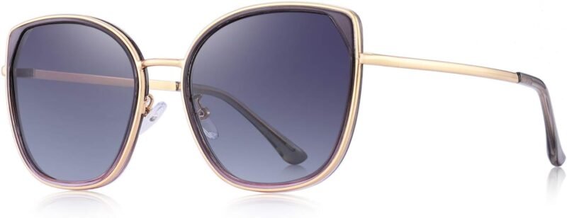 CEREMONYT Sunglasses Cat Eye Polarized Sunglasses for Women Ladies Brand Trending Sun glasses UV400