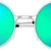 CEREMONYT Sunglasses Round 1-3 Pairs Hippie Sunglasses 70s Round Hippie Glasses Party Decoration Sunglasses for Women with Colored Glasses Cloth