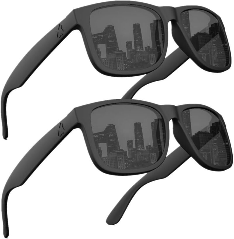 CEREMONYT Sunglasses Polarized Sunglasses Wayfarerfor Men and Women,UV Protection Rectangular Sun Glasses 8806