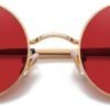 CEREMONYT Sunglasses Round  Small Round Sunglasses Polarized for Men Women Retro Vintage Circle Hippie Sun Glasses UV400