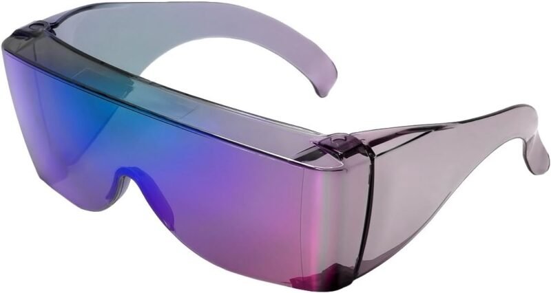 CEREMONYT Sunglasses Wraparound  Fit Over Safety Glasses Fitover Prescription Eyewear Smoke Grey Men Women Wraparound Tinted Anti Scratch Glare