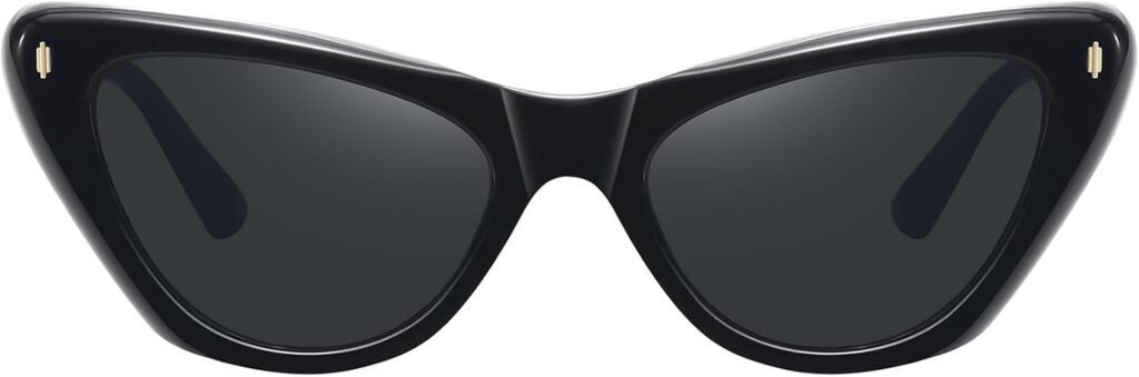 CEREMONYT Sunglasses Cat EyeTrendy  Cat Eye Sunglasses for Women Classic Stylish 90s Vintage Cute Shades Designer Sunnies UV400 Lens FZN801