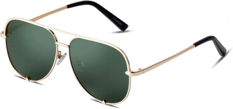 CEREMONYT Sunglasses Oversized  Sunglasses for Women Men Trendy Retro Bulk Shade Black Faded Sun Glasses Classic UV Protection