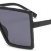 CEREMONYT Sunglasses Square Square Oversized Sunglasses for Women Men Flat Top Fashion Shades