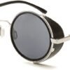 CEREMONYT Sunglasses Round  Steampunk Vintage Retro Round Sunglasses Metal Circle Frame