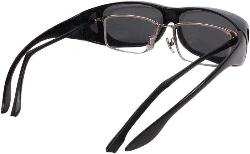 CEREMONYT Sunglasses Wraparound Night Day Driving Wrap Around Prescription Glasses Anti Glare Sunglasses with Polarized Lens for Man and Women