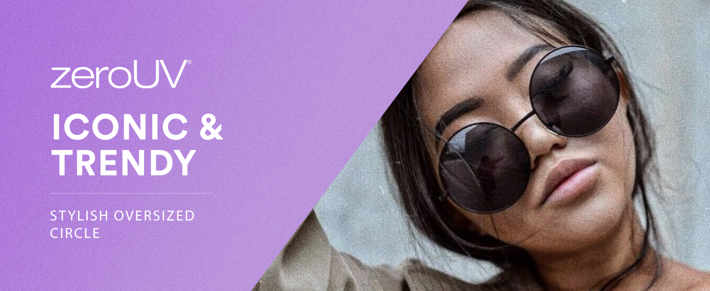 Iconic and trendy stylish oversized round retro sunglasses for men sunglasses polarized