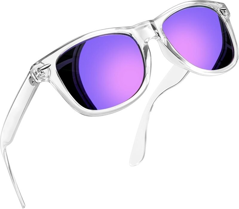 CEREMONYT Sunglasses Browline Square Sunglasses Polarized UV Protection Trendy Designer Sun Glasses Men Women