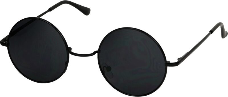 CEREMONYT Sunglasses Round Retro Round Style 70s Sunglasses Colorful Tint Groovy Hippie Mens Womens Shades