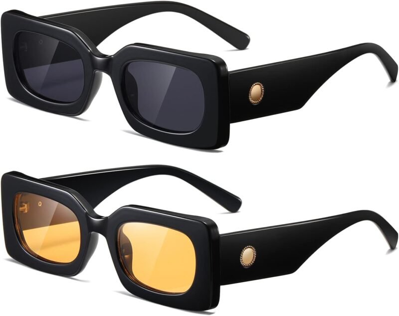 CEREMONYT Sunglasses Square Sunglasses For Women Minimalist Classic Design Fashion UV400 Square Sun Glasses Unisex TY2984