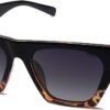 CEREMONYT Sunglasses Square  Oversized Square Cateye Polarized Sunglasses for Women Men Big Trendy Sunnies SJ2115