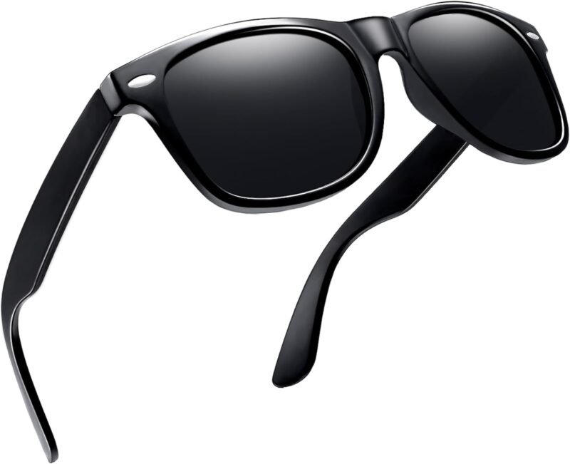 CEREMONYT Sunglasses Browline Square Sunglasses Polarized UV Protection Trendy Designer Sun Glasses Men Women