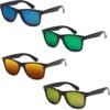 CEREMONYT Sunglasses Wholesale Unisex 80’s Retro Classic Sunglasses Wayfarer- 100% UV Protection Bulk Sunglasses Wayfarerfor Adults & Teens – Pack of 4