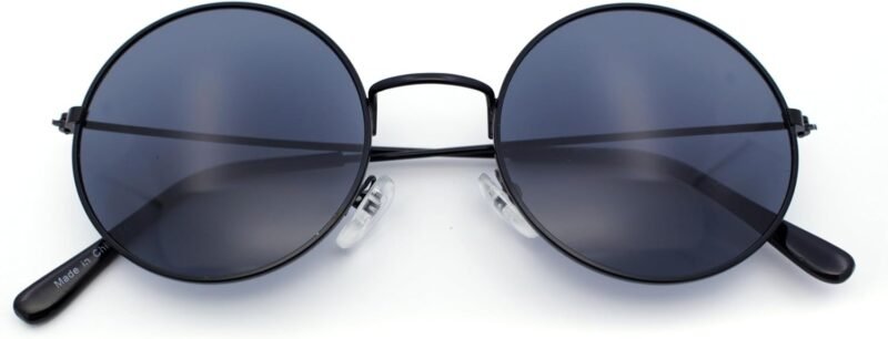 CEREMONYT Sunglasses Round  Retro Vintage Flat Color Circle Round Lens Sunglasses