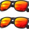 CEREMONYT Sunglasses Browline Sunglasses Men Polarized for Mens and Women Unisex Sun Glasses for Driving UV Protection