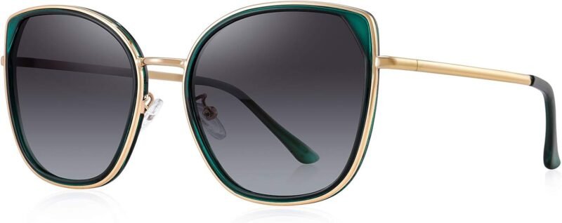 CEREMONYT Sunglasses Cat Eye Polarized Sunglasses for Women Ladies Brand Trending Sun glasses UV400