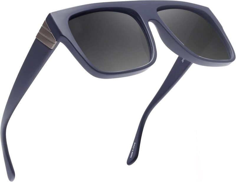 61DPsHcuKfL._AC_SL1500 CEREMONYT Sunglasses Square Polarized Sunglasses Men Women Flat Top Square UV400 Glasses for Driving Fishing Hiking Golfing