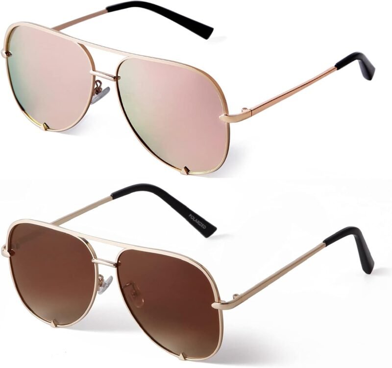 CEREMONYT Sunglasses Oversized  Sunglasses for Women Men Trendy Retro Bulk Shade Black Faded Sun Glasses Classic UV Protection