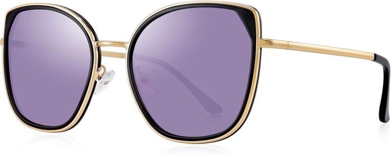 CEREMONYT Sunglasses Cat Eye Polarized Sunglasses for Women Ladies Brand Trending Sun glasses UV400