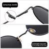 CEREMONYT Sunglasses Round  Small Round Sunglasses Polarized for Men Women Retro Vintage Circle Hippie Sun Glasses UV400