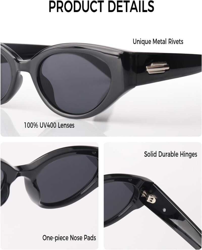 CEREMONYT Sunglasses Cat EyeMens Sports Polarized Sunglasses UV Protection Sunglasses for Men Driving Fishing Golf UV400 Protection