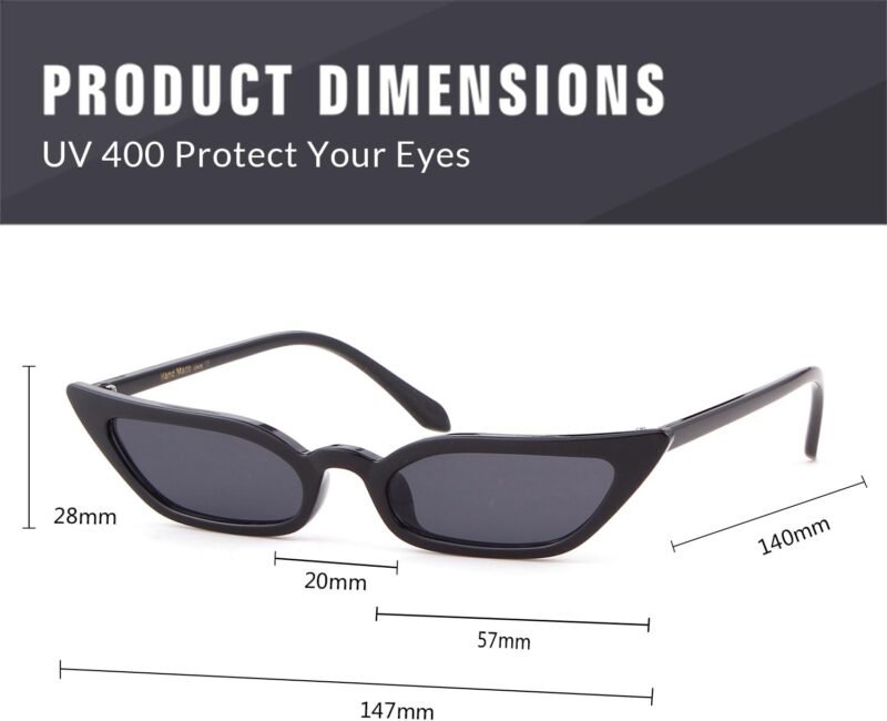 CEREMONYT Sunglasses Cat Eye Cat Eye Sunglasses for Women Sexy Cateye Glasses Valentines Gifts for Her