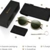 CEREMONYT Sunglasses Round  Ponderable Metal Round Sunglasses for Men Women Classic Vintage Polarized Circle Sun Glasses