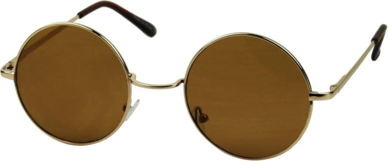 CEREMONYT Sunglasses Round Retro Round Style 70s Sunglasses Colorful Tint Groovy Hippie Mens Womens Shades