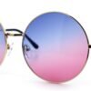 CEREMONYT Sunglasses Round Classic Oversize Joplin Style Hippie Round Circle Lens Sunglasses