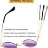 CEREMONYT Sunglasses Round Circle Lennon Glasses Retro Round Polarized Sunglasses Hippie Style Small Circle Sun Glasses