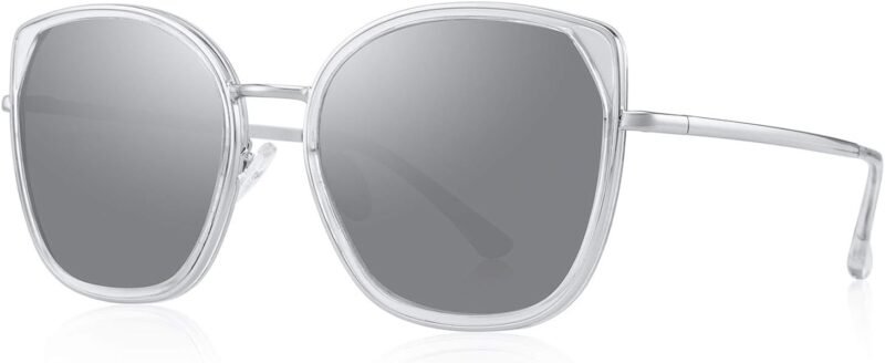 CEREMONYT Sunglasses Cat Eye Polarized Sunglasses for Women Ladies Brand Trending Sun glasses UV400