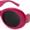 CEREMONYT Sunglasses Oval Sunglasses Women  Oval Tiny Small Face Narrow StyleTrendy Round shades B2969