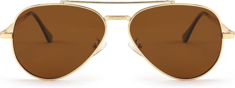 CEREMONYT Sunglasses  Womens,  Polarized Men, Classic Metal Frame Pilot Shades B9113