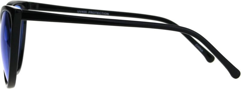 CEREMONYT Sunglasses Cat Eye Womens Oversized Cat Eye Goth Pop Color Lens Plastic Sunglasses
