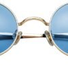 CEREMONYT Sunglasses Round Circle Lennon Glasses Retro Round Polarized Sunglasses Hippie Style Small Circle Sun Glasses