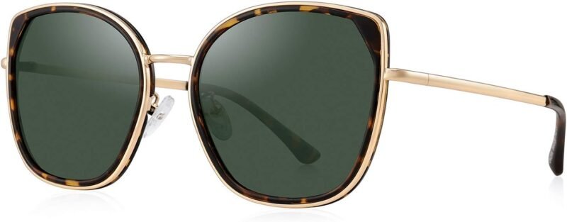 CEREMONYT Sunglasses Cat Eye Polarized Sunglasses for Women Ladies Brand Trending Sun glasses UV400