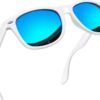 CEREMONYT Sunglasses Browline Square Sunglasses Polarized UV Protection Trendy Designer Sun Glasses Men Women