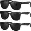 CEREMONYT Sunglasses Polarized Sunglasses Wayfarerfor Women Men Classic Retro Trendy Driving Sun Glasses UV400 Protection (3 Pack)