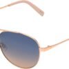 CEREMONYT Sunglasses Women’s J106 Iconic Metal  Pilot Sunglasses with Uv400 Protection. Glam Gifts for Her, 60 Mm