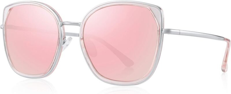 CEREMONYT Sunglasses Cat Eye Polarized Sunglasses for Women Ladies Brand Trending Sun glasses UV400