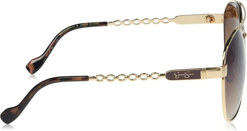 CEREMONYT Sunglasses Women’s J5999 Classy Metal  Pilot Sunglasses with Uv400 Protection. Glam Gifts for Her, 59 Mm